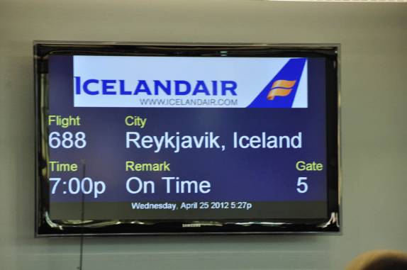 Embarcando em Orlando (EUA) para Reykjavik, na Islândia (nem parece verdade!)